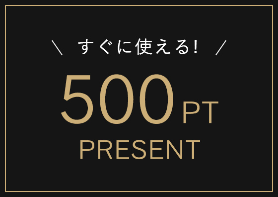 新規会員登録で500ポイントプレゼント