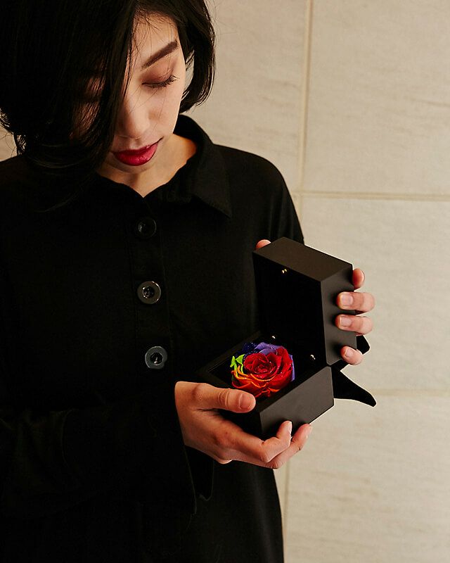 レア物　バラ色の暮し　Rose Life ベロアジャケット　ボルドー ダイヤモンドローズ(M)/セブンラック | ローズギャラリー銀座